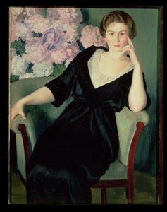 Portræt af Rene Ivanovna Notgaft (f.1880) 1914